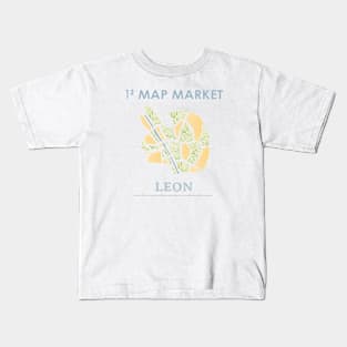 Leon Map - Full Size Kids T-Shirt